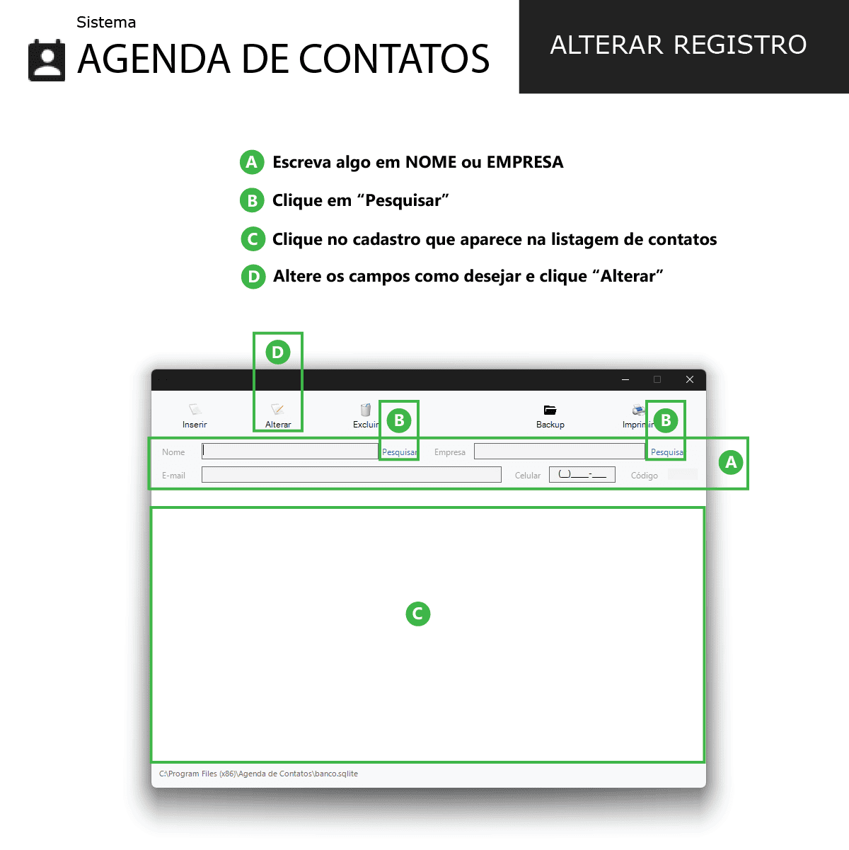Agenda de Contatos WhatsApp